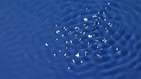 Frequency vibration of water. Stock Footage 8986154