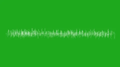Frequency wave lines motion graphics with green screen background Stock Footage 276613028
