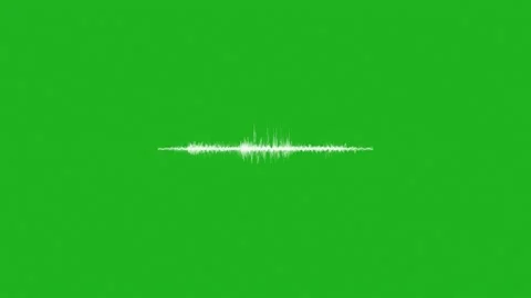 Frequency waves motion graphics with green screen background Stock Footage 233078257