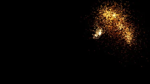 Frequent explosions of festive fireworks 1 Stock Footage 285604345