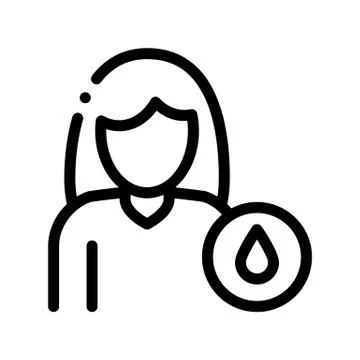 Frequent Urination Symptomp Pregnancy Vector Icon Stock Illustration
