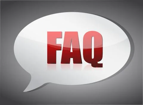 Frequently ask question concept Stock Illustration