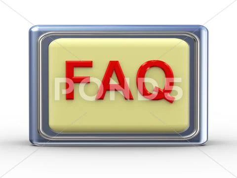 Frequently asked question Stock Illustration