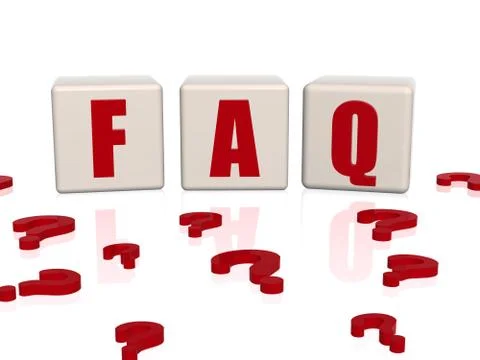 Frequently asked question Stock Illustration