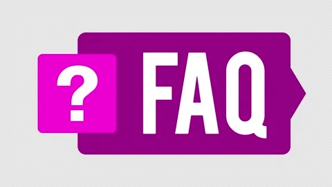 Frequently asked questions FAQ banner. Stock Footage 181129060