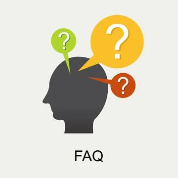 Frequently Asked Questions FAQ concept illustration concept. Online support c Stock Illustration