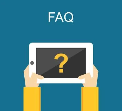 Frequently Asked Questions FAQ concept illustration concept. Online support c Stock Illustration