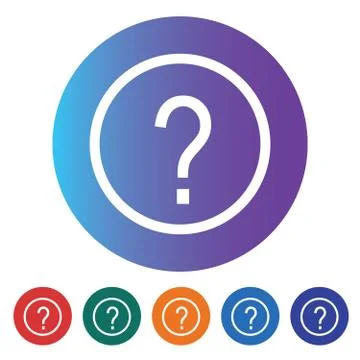 Frequently Asked Questions, Faq Line Icon. Stock Illustration