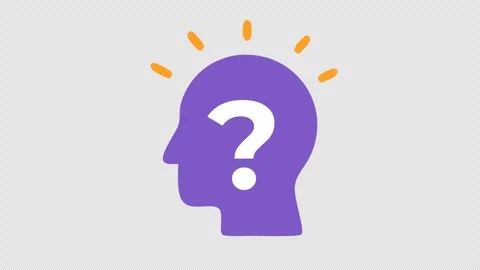 Frequently asked questions icon in cartoon animation. Digital help and customer Stock Footage 314553789
