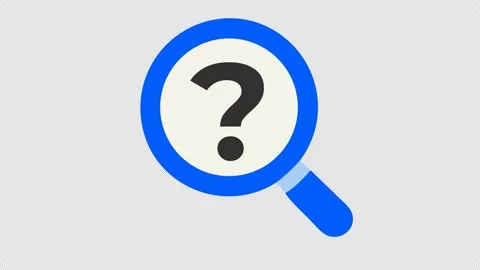 Frequently asked questions icon in cartoon animation. Digital help and customer Stock Footage 314553800