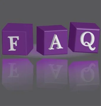 Frequently Asked Questions Stock Illustration
