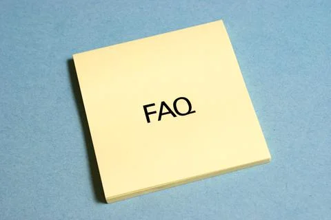 Frequently Asked Questions Stock Photos