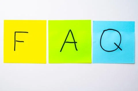 Frequently asked questions Stock Photos