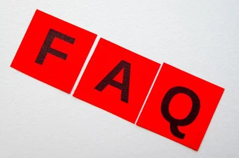 Frequently asked questions Stock Photos