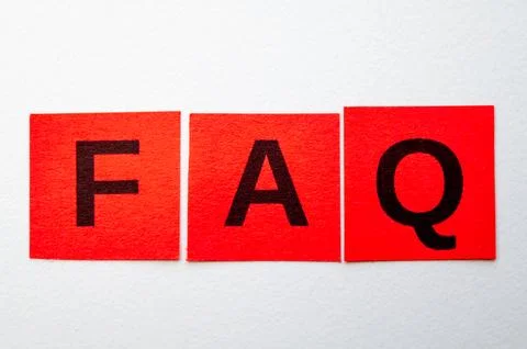 Frequently asked questions Stock Photos