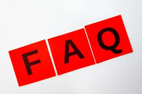 Frequently asked questions Stock Photos