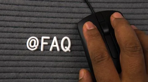 Frequentlys Asked Question Concept Stock Photos