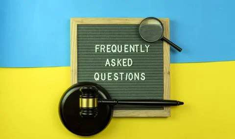 Frequentlys Asked Question Concept Stock Photos