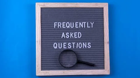 Frequentlys Asked Question Concept Stock Photos