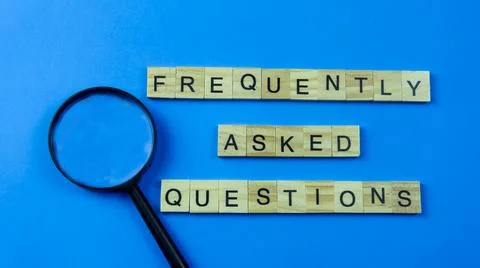 Frequentlys Asked Question Concept Stock Photos