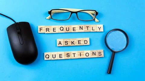 Frequentlys Asked Question Concept Stock Photos