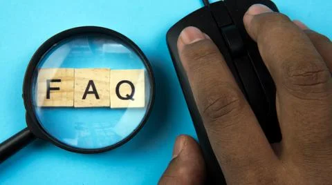 Frequentlys Asked Question Concept Stock Photos