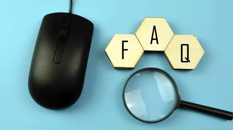 Frequentlys Asked Question Concept Stock Photos