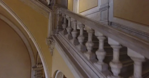 Fresco over stairs Stock Footage 120521678