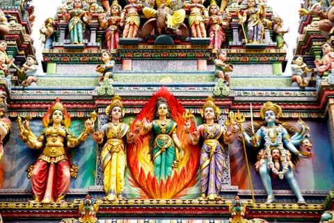 Fresco statue Foto stock