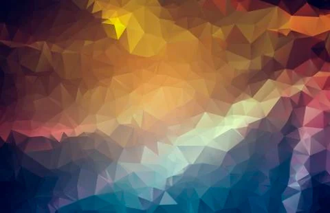 Fresh abstract irregular polygon background with a triangle pattern in full m Stock Photos
