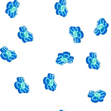 Fresh air isometric icon seamless pattern Illustrazione stock