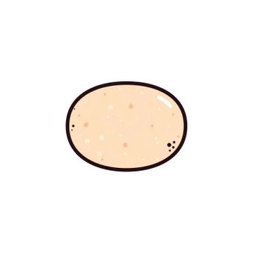 Fresh and delicious bagel bread Illustrazione stock