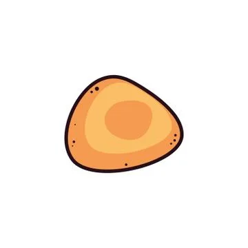 Fresh and delicious bagel bread Illustrazione stock