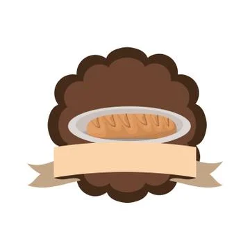 Fresh and delicious bakery bread Illustrazione stock