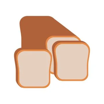 Fresh and delicious bakery bread Illustrazione stock