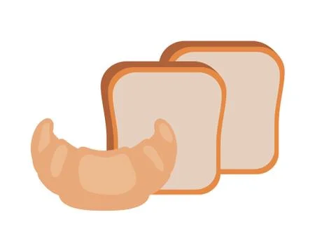 Fresh and delicious bakery bread Illustrazione stock