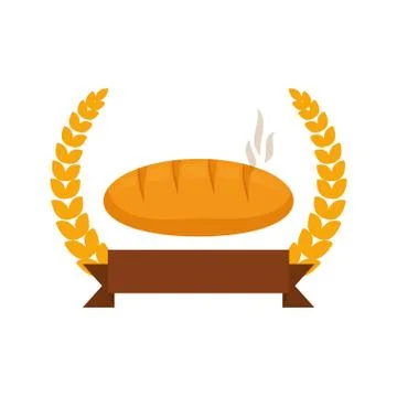 Fresh and delicious bread Stock Illustration