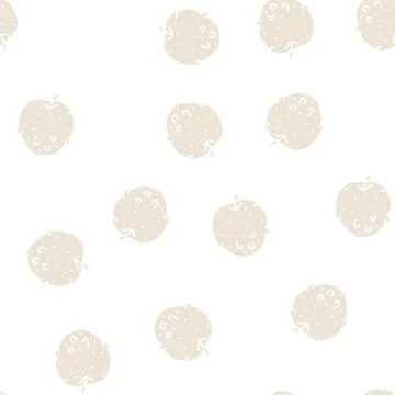 Fresh apple fruit glyph seamless pattern Stock Illustration