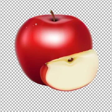 Fresh Apple Stock Illustration
