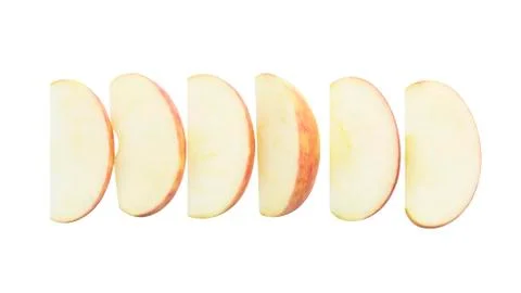 Fresh apple snack fruit slice Stock Photos