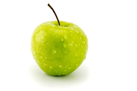 Fresh apple on white Stock Photos