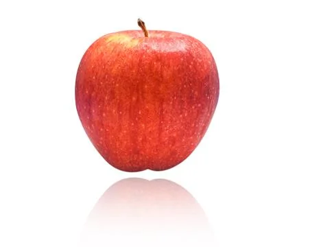 Fresh apples isolated on a white background with clipping paths Stock Photos