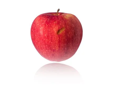 Fresh apples isolated on a white background with clipping paths Stock Photos