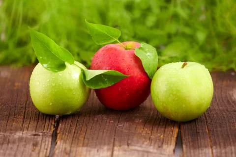 Fresh apples Stock Photos