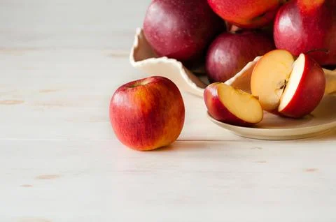 Fresh apples Stock Photos