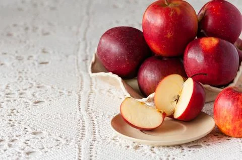 Fresh apples Stock Photos