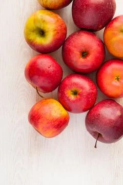 Fresh apples Stock Photos