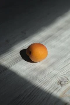 Fresh apricots on a table Stock Photos