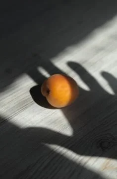 Fresh apricots on a table Stock Photos
