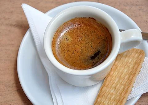 Fresh aromatic coffee Stock Photos